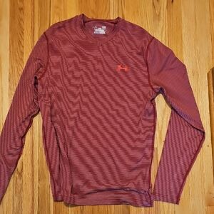 Under Armour Red Long Sleeve Performance Tee